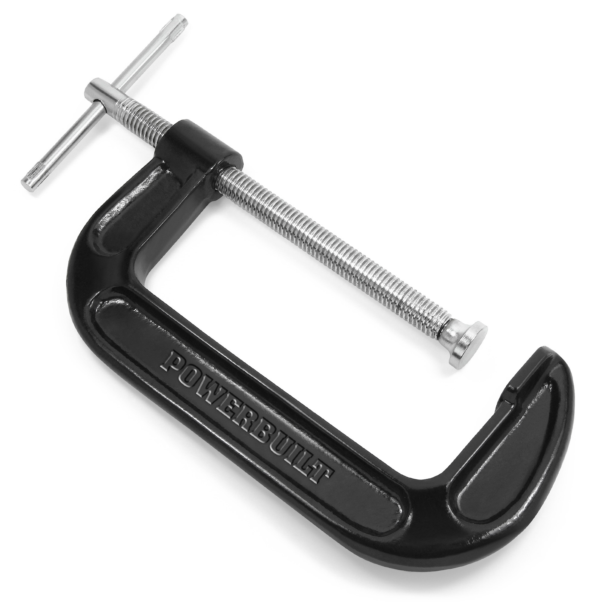 Powerbuilt, 6 Inch Malleable Iron C-Clamp, Model # 648641